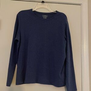 L.L. Bean Navy Crew Neck Tee